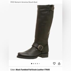 FRYE Women's Veronica Slouch Boot 

 Full Grain Leather-77605 orig $320